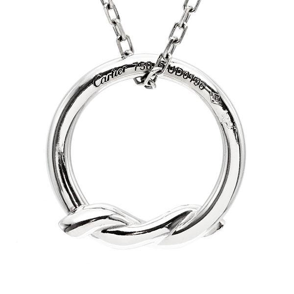 Cartier（カルティエ） Cartier K18WG アントルラセ パヴェ 