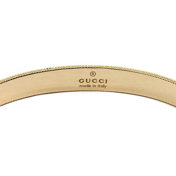 グッチ GUCCI GGアイコン ブルームス K18YG バングル #16 イエローゴールド750｜marutaki｜03