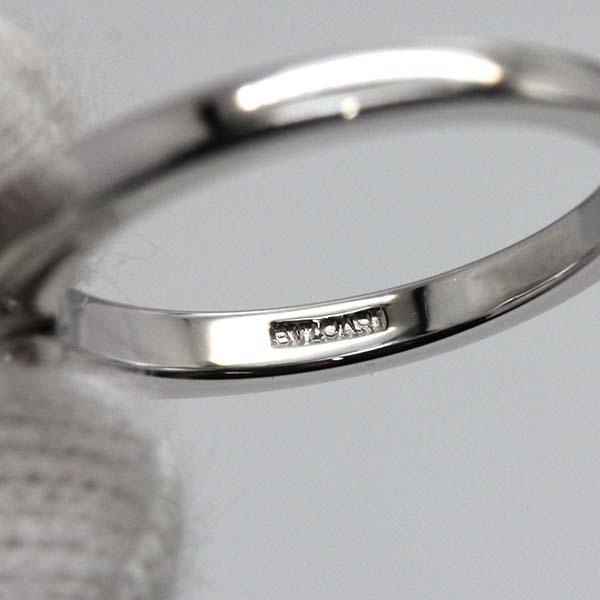 ブルガリ BVLGARI プラチナ 立爪 ダイヤモンド リング 8号 D0.515 VVS2