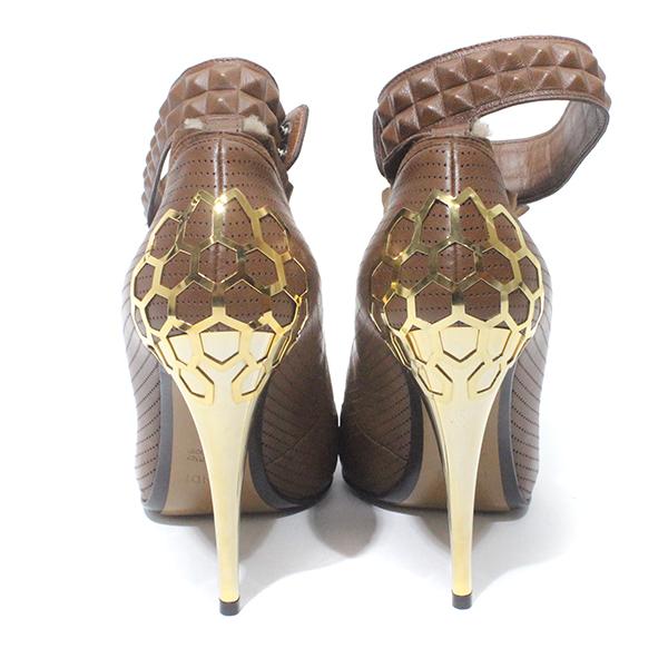 FENDI（フェンディ） スエード ファー パンプス 表記サイズ37(日本