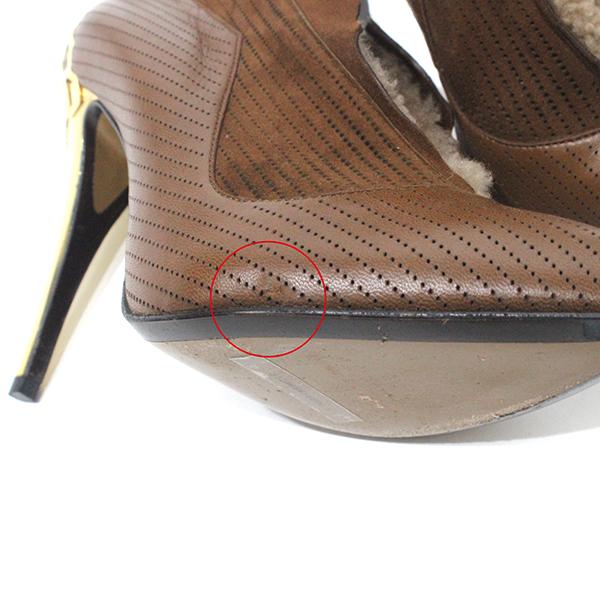 FENDI（フェンディ） スエード ファー パンプス 表記サイズ37(日本