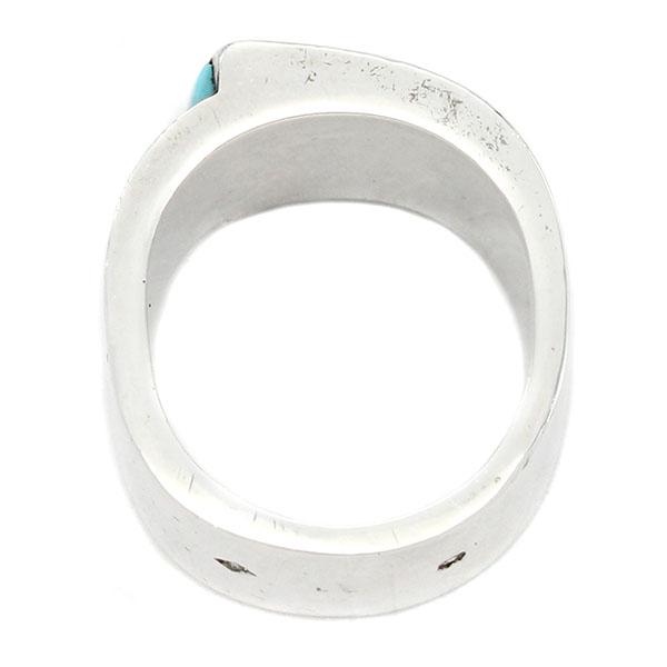 HERMES（エルメス） シルバー925 キャンディ リング ライトブルー #51