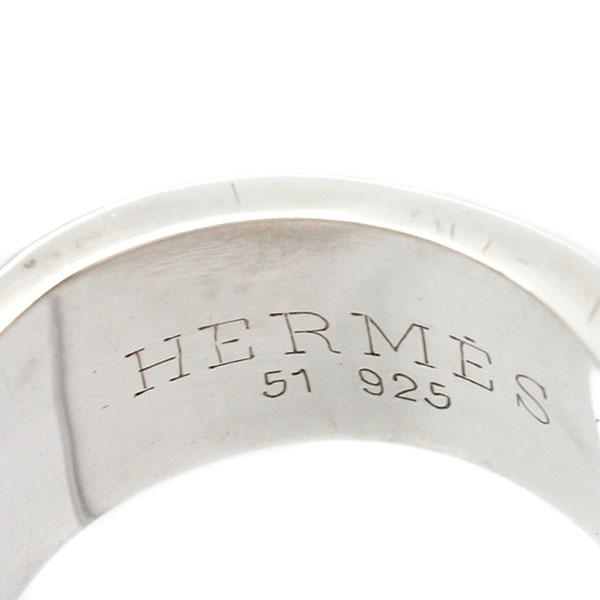 HERMES（エルメス） シルバー925 キャンディ リング ライトブルー #51