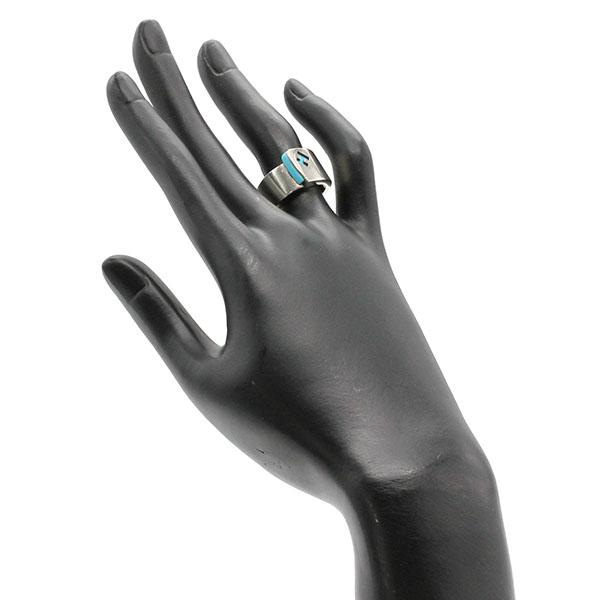 HERMES（エルメス） シルバー925 キャンディ リング ライトブルー #51