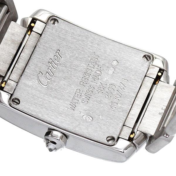 カルティエ Cartier タンクフランセーズ K18WG レディース腕時計