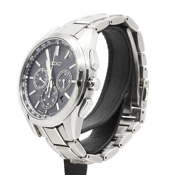 セイコー SEIKO ブライツ フライト エキスパートブラック文字盤 チタン