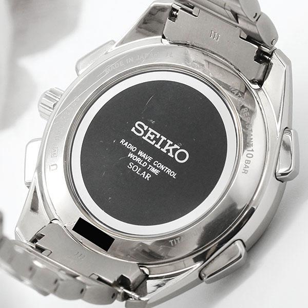 セイコー SEIKO ブライツ フライト エキスパートブラック文字盤 チタン