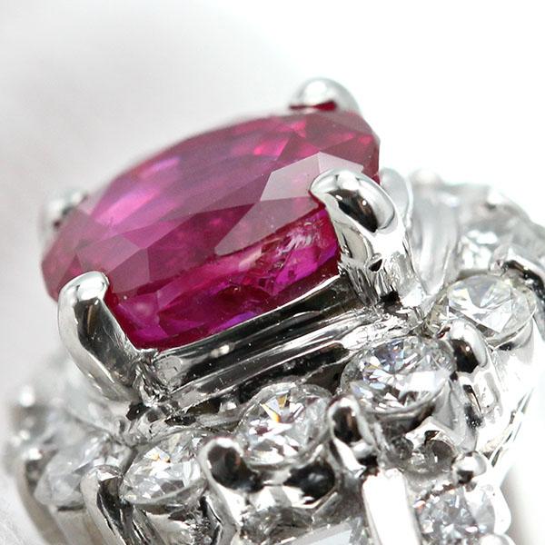 プラチナ ルビー ダイヤモンド リング 9号 R1.818ct D1.146ct Pt900 