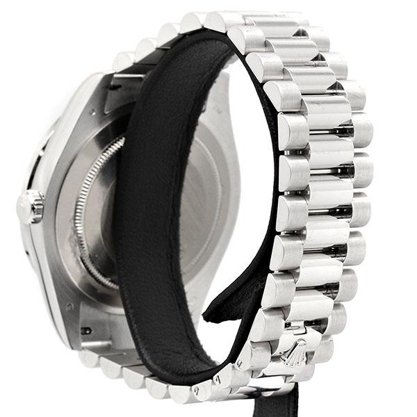 ロレックス ROLEX デイデイトII 218239 V番 ダイヤベゼル K18WG メンズ