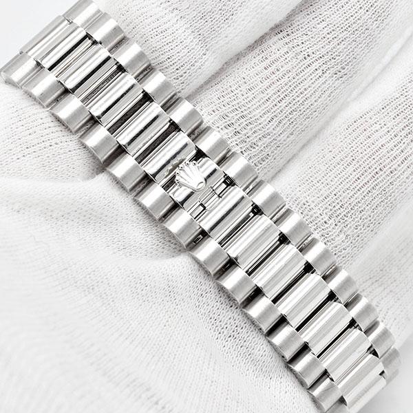 ロレックス ROLEX デイデイトII 218239 V番 ダイヤベゼル K18WG メンズ