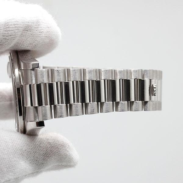 ロレックス ROLEX デイデイトII 218239 V番 ダイヤベゼル K18WG メンズ