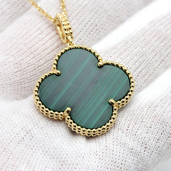 VCA マラカイト　マジックアルハンブラネックレス ヴァンクリーフ＆アーペル マラカイト マジックアルハンブラ ロング