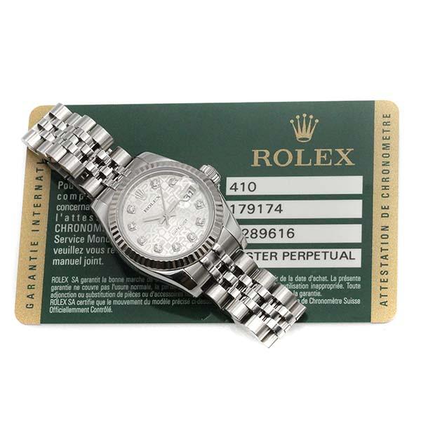 ロレックス ROLEX デイトジャスト 179174G M番 SS/WG シルバー ロレックス ROLEX デイトジャスト 179174G M番 SS/WG シルバー