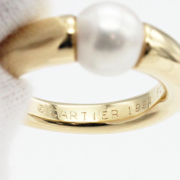 Cartier（カルティエ） ぺルラ K18YG パール リング #52 P8mm ゴールド