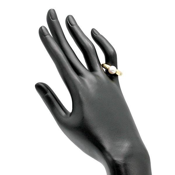 Cartier（カルティエ） ぺルラ K18YG パール リング #52 P8mm ゴールド