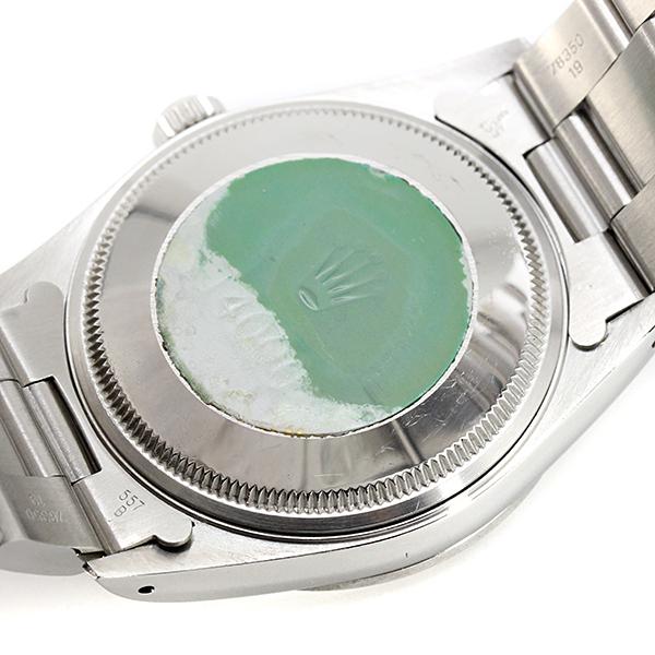 ロレックス ROLEX エアキング 14000 ブラック文字盤 X番 SS メンズ腕時計 自動巻き AIR-KING 34mm ステンレススチール｜marutaki｜04