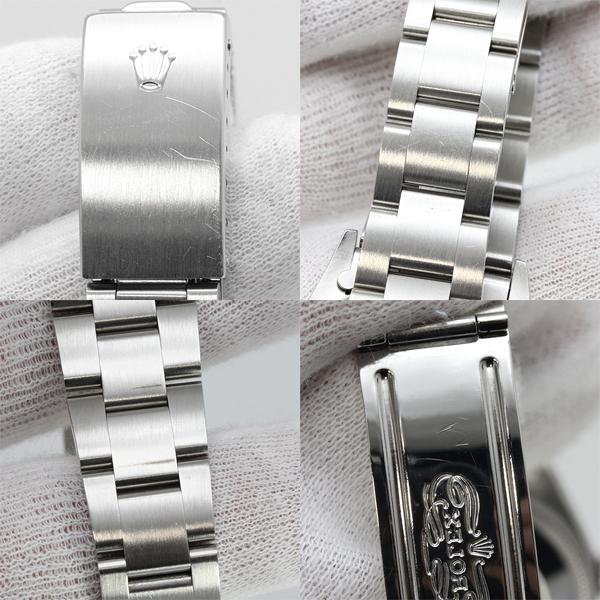 ロレックス ROLEX エアキング 14000 ブラック文字盤 X番 SS メンズ腕時計 自動巻き AIR-KING 34mm ステンレススチール｜marutaki｜06