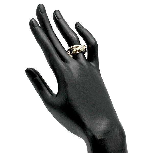 1998年 クリスマス限定 カルティエ Cartier トリニティ リング K18WG 