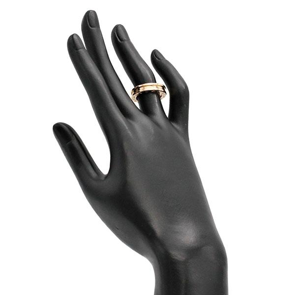 ビー・ゼロワン ブルガリ BVLGARI B-zero1 K18PG リング #49 ピンク