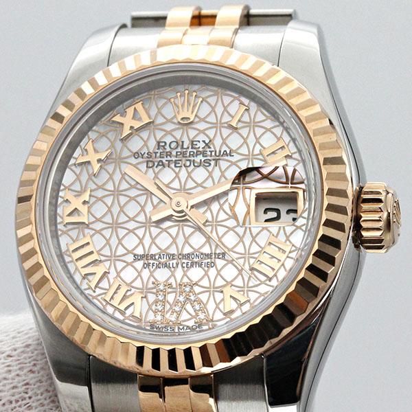 デイトジャスト 美品 ロレックス ROLEX ロータスフラワー 179171NR