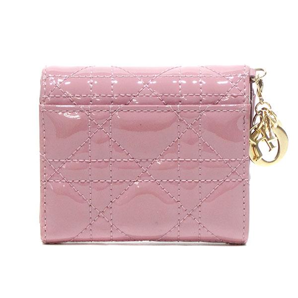 ディオール Dior LADY DIOR ロータスウォレット 三つ折り財布 ディオール Dior LADY DIOR ロータスウォレット 三つ折り財布