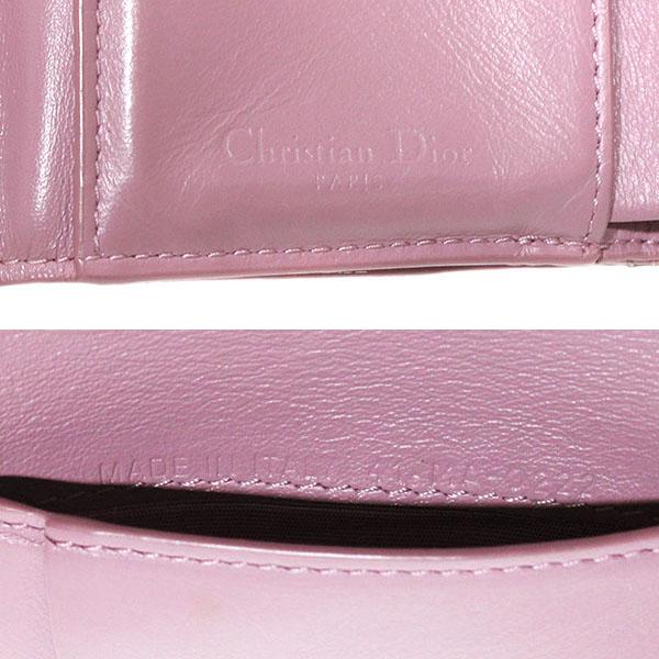 ディオール Dior LADY DIOR ロータスウォレット 三つ折り財布 ディオール Dior LADY DIOR ロータスウォレット 三つ折り財布