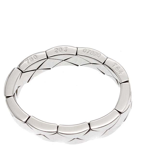 シャネル CHANEL マトラッセ K18WG リング #64 ホワイトゴールド750