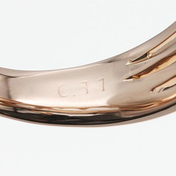 スタージュエリー STAR JEWELRY K18PG ダイヤモンド リング 12号 D0  