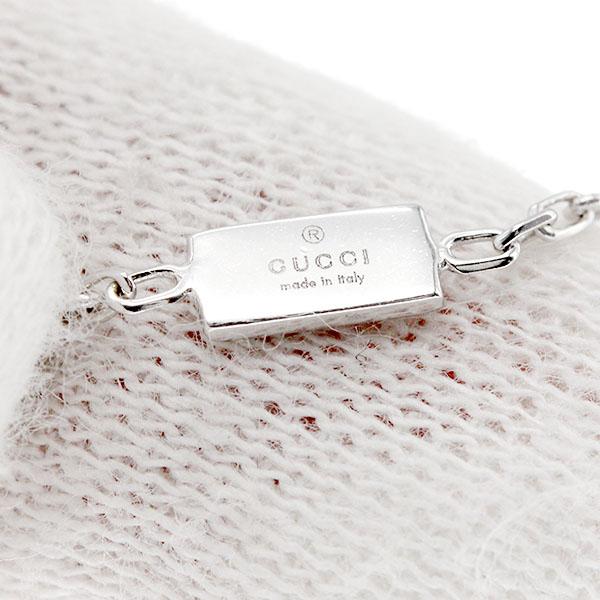 GUCCI（グッチ） GUCCI Gロゴ キューブ K18WG アメジスト ネックレス