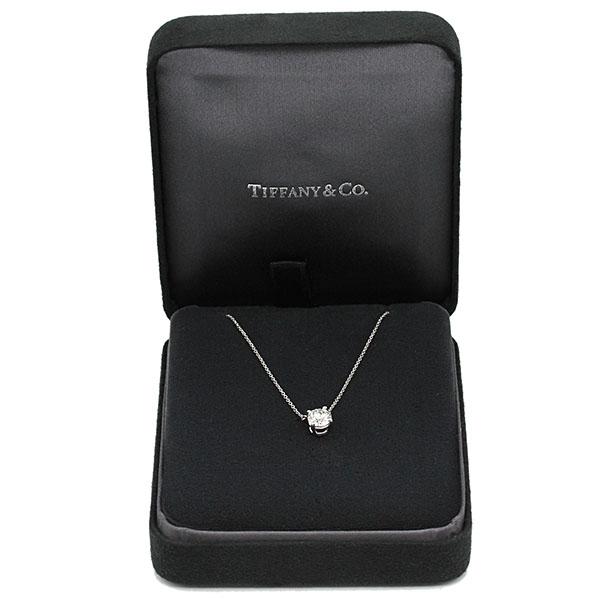 Tiffany & Co. ソリティアプラチナネックレス ダイヤモンド TIFFANY&Co.（ティファニー） ソリティア プラチナ ダイヤ ネックレス
