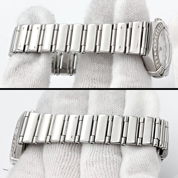 オメガ OMEGA コンステレーション ミニ ダイヤベゼル シェル文字盤 SS