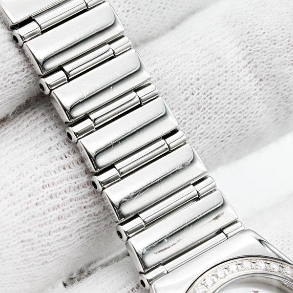 オメガ OMEGA コンステレーション ミニ ダイヤベゼル シェル文字盤 SS