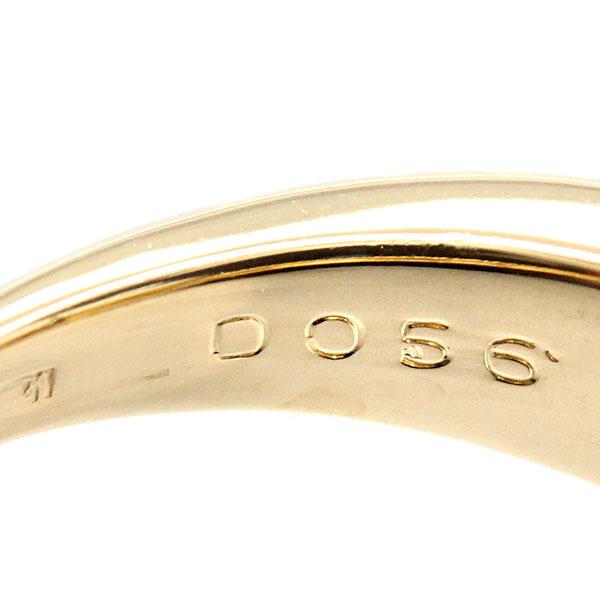 Korloff K18YG ダイヤモンドリング プライベートネーム入　11号 Korloff K18YG ダイヤモンドリング プライベートネーム入 11号 - メルカリ