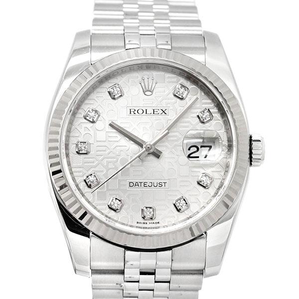 デイトジャスト ロレックス ROLEX 116234G シルバーホリコンピューター 
