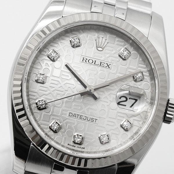 デイトジャスト ロレックス ROLEX 116234G シルバーホリコンピューター