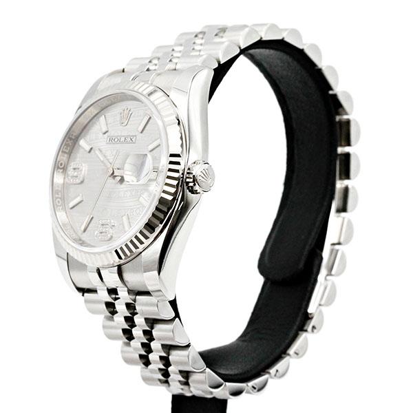 デイトジャスト ロレックス ROLEX 116234 69ダイヤ シルバーウェーブ