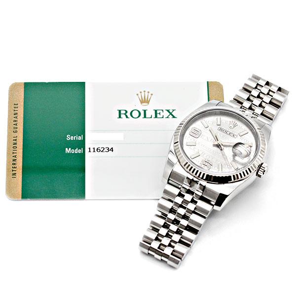 デイトジャスト ロレックス ROLEX 116234 69ダイヤ シルバーウェーブ