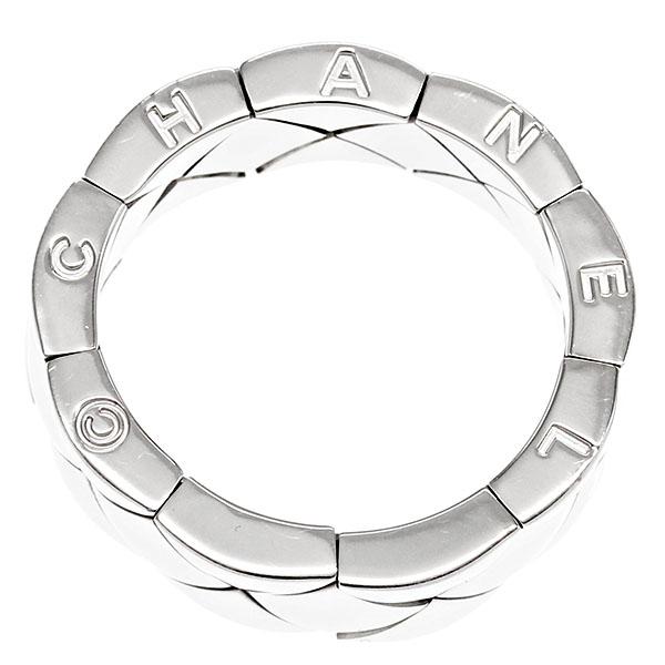 マトラッセ シャネル CHANEL K18WG リング #53 ホワイトゴールド750 
