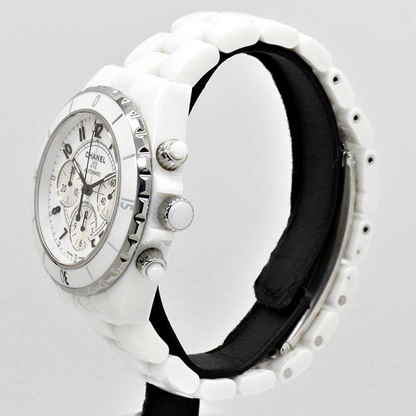 シャネル CHANEL J12 クロノグラフ H1007 ホワイト文字盤 ホワイト 