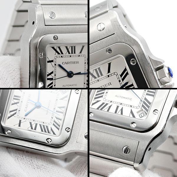 カルティエ Cartier サントスガルべXL W20098D6 シルバー文字盤 SS