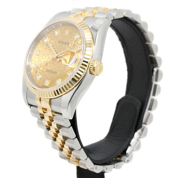 ロレックス ROLEX デイトジャスト 116233G 掘りコンピューター文字盤 G