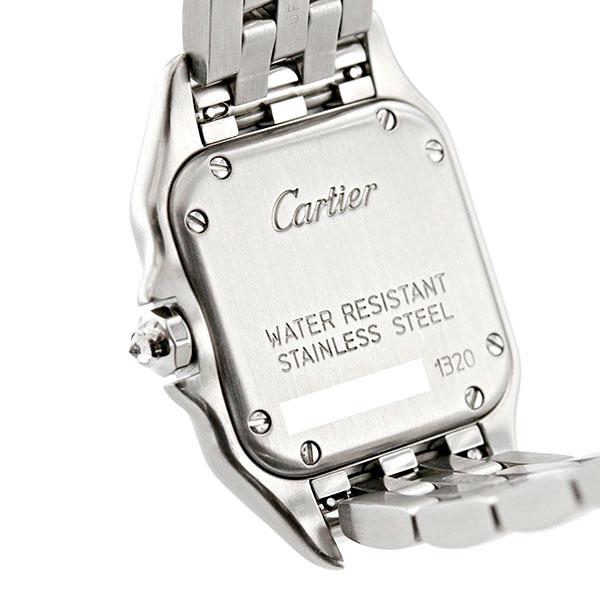 カルティエ Cartier パンテールSM ダイヤベゼル シルバー文字盤 SS