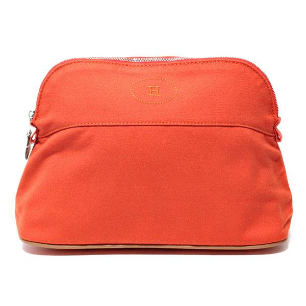 エルメス HERMES ボリードポーチ MM オランジュ・フー オレンジ