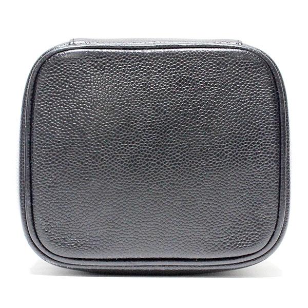 シャネル CHANEL 縦型 バニティ A01998 ココマーク キャビアスキン ハンドバッグ 化粧ボックス 黒 レディース 女性 プレゼント ブランドの画像