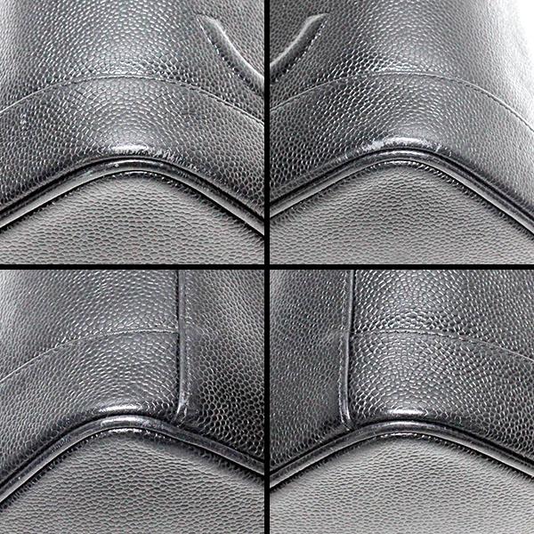 シャネル CHANEL 縦型 バニティ A01998 ココマーク キャビアスキン ハンドバッグ 化粧ボックス 黒 レディース 女性 プレゼント ブランドの画像