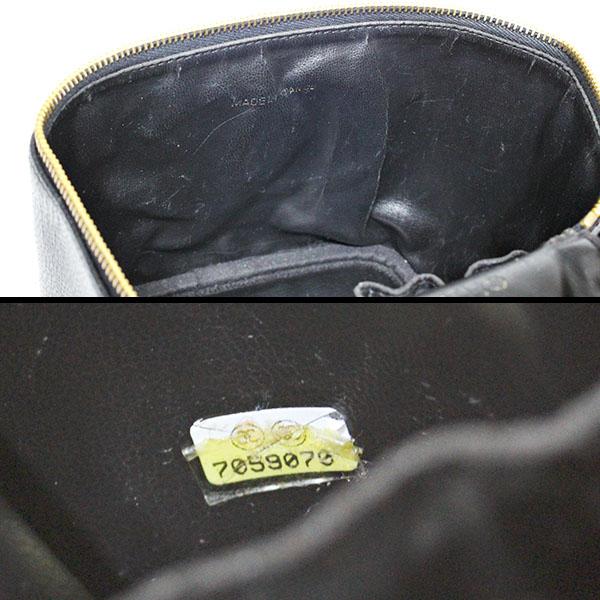 シャネル CHANEL 縦型 バニティ A01998 ココマーク キャビアスキン ハンドバッグ 化粧ボックス 黒 レディース 女性 プレゼント ブランドの画像