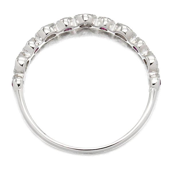 @ pt900 プラチナ ダイヤ 指輪 宝石 リング 12号 シルバー ルビー プラチナ ダイヤモンド ルビー リング 12.5号 D0.20ct R0.09ct Pt900