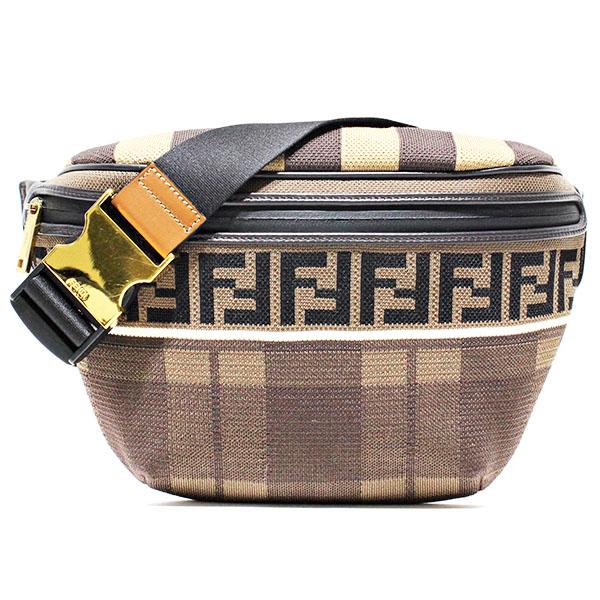 FENDI フェンディ FF ズッカ柄 ベルトバッグ ボディバッグ 女性
