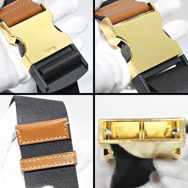FENDI（フェンディ） FENDI FF ズッカ柄 ベルトバッグ ボディバッグ