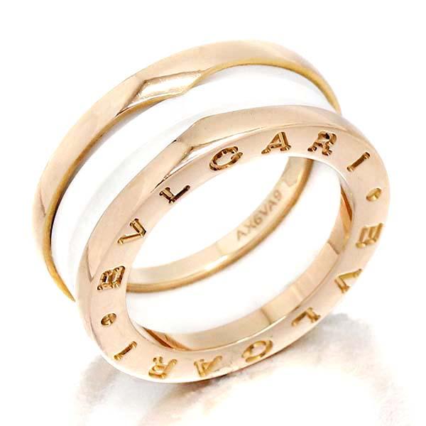 ビー・ゼロワン ブルガリ BVLGARI B-zero1 K18PG/ホワイトセラミック